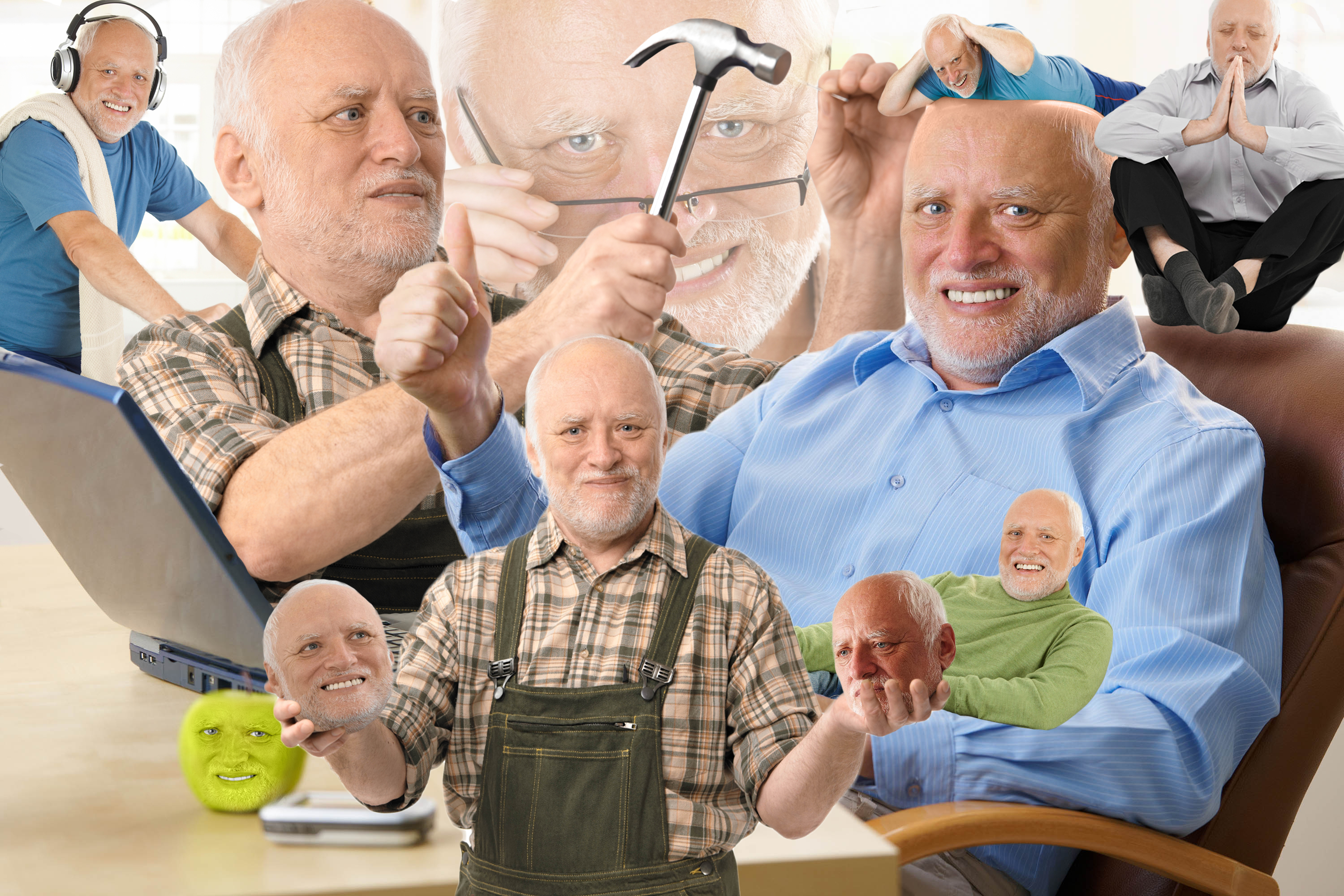 Hide The Pain Harold Meme Uhd 4k Wallpaper Pixelz | Hot Sex Picture