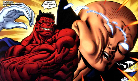The Watchers (Marvel) Comic Red Hulk HD Desktop Wallpaper | Background Image