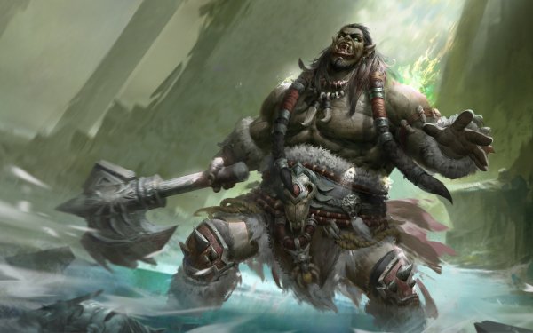 Video Game World Of Warcraft Warcraft Orc Warrior HD Wallpaper | Background Image