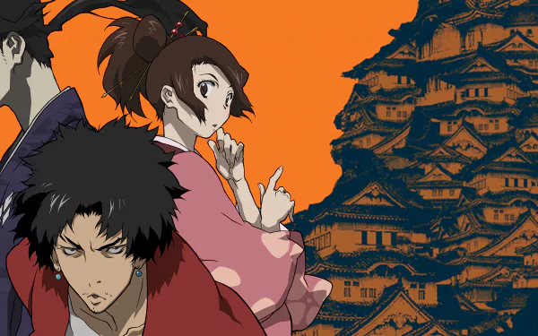 Mugen (Samurai Champloo) Fuu (Samurai Champloo) Jin (Samurai Champloo) Anime Samurai Champloo HD Desktop Wallpaper | Background Image