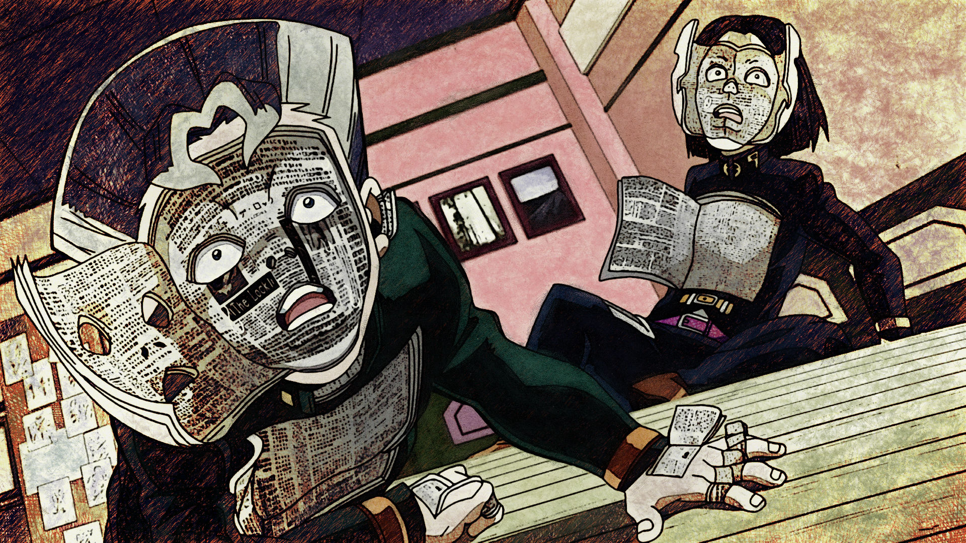 Download Toshikazu Hazamada Koichi Hirose Anime Jojo's Bizarre Adventure HD Wallpaper by Terumi Nishii