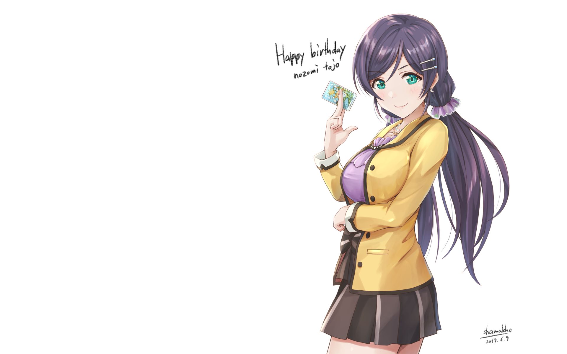 Download Nozomi Tojo Anime Love Live! HD Wallpaper by 沙マコ