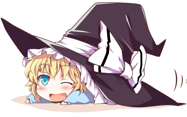 Marisa Kirisame Anime Touhou HD Desktop Wallpaper | Background Image