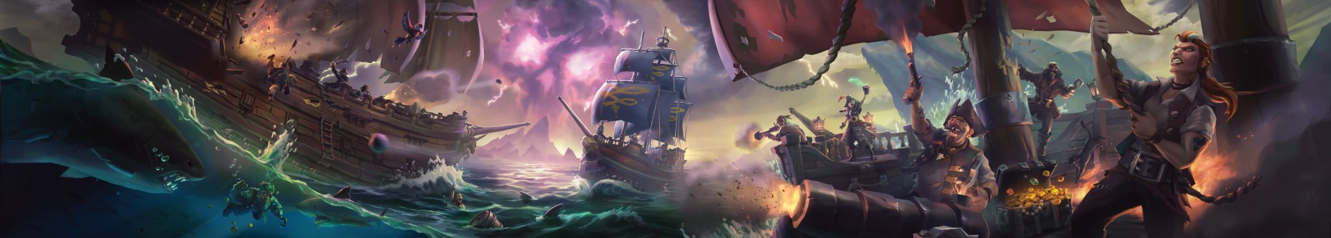 Download Pirate Pirate Ship Video Game Sea Of Thieves 4k Ultra HD Wallpaper