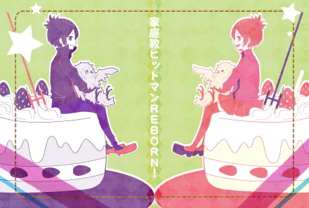 Mukuro Rokudo Chrome Dokuro Anime Katekyō Hitman Reborn! HD Desktop Wallpaper | Background Image