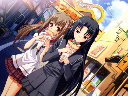 Senba Uzuki Hatou Kei Anime Akai Ito HD Desktop Wallpaper | Background Image