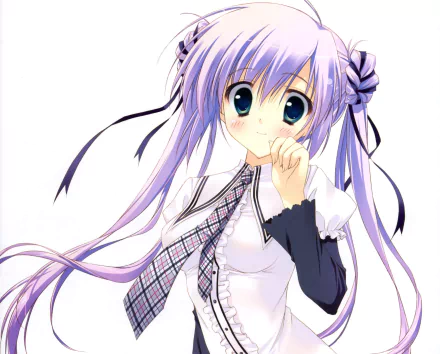 smile blue eyes Anime Original HD Desktop Wallpaper | Background Image