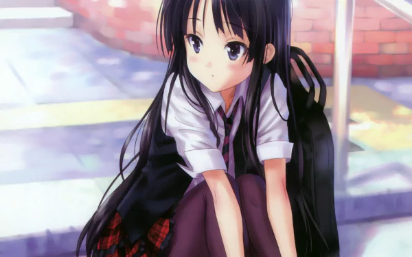 Mio Akiyama Anime K-ON! HD Desktop Wallpaper | Background Image