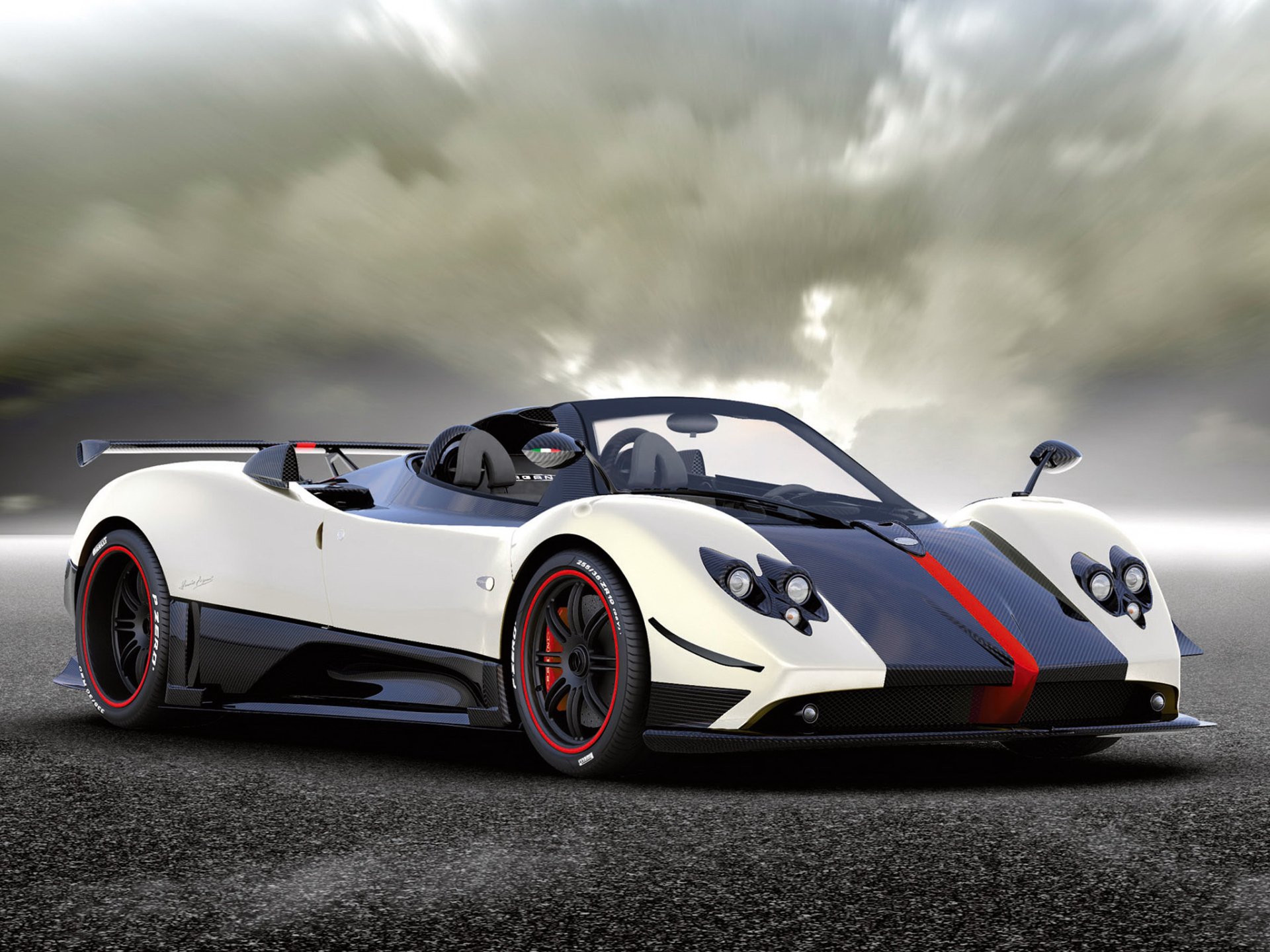Download Car Supercar Pagani Pagani Zonda Cinque Roadster Vehicle Pagani Zonda HD Wallpaper