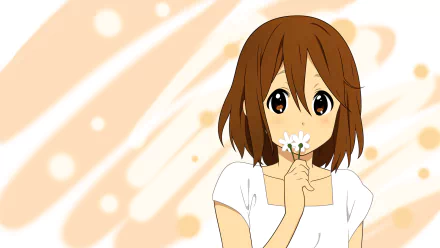 Yui Hirasawa Anime K-ON! HD Desktop Wallpaper | Background Image