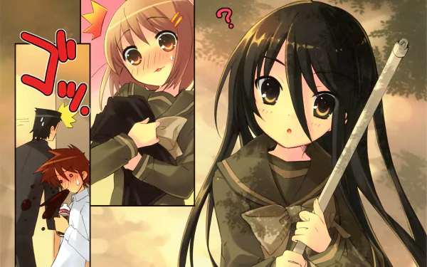 Keisaku Satō Eita Tanaka Kazumi Yoshida Shana (Shakugan No Shana) Anime Shakugan No Shana HD Desktop Wallpaper | Background Image
