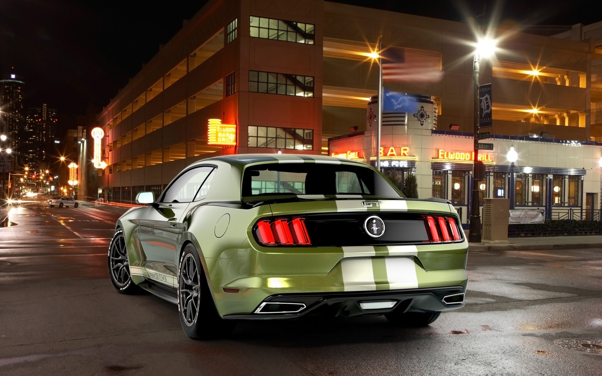 Download Muscle Car Ford Car Ford Mustang NotchBack Vehicle Ford Mustang HD Wallpaper
