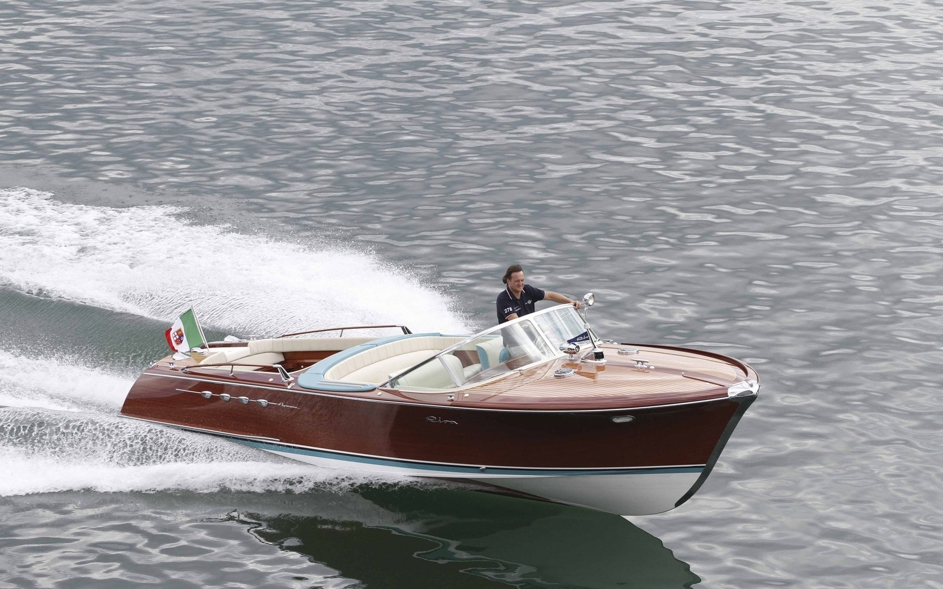 Download Boat Lamborghini Vehicle Riva Aquarama Lamborghini HD Wallpaper