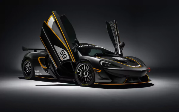 race car McLaren McLaren 570S car supercar vehicle McLaren 570S GT4 HD Desktop Wallpaper | Background Image