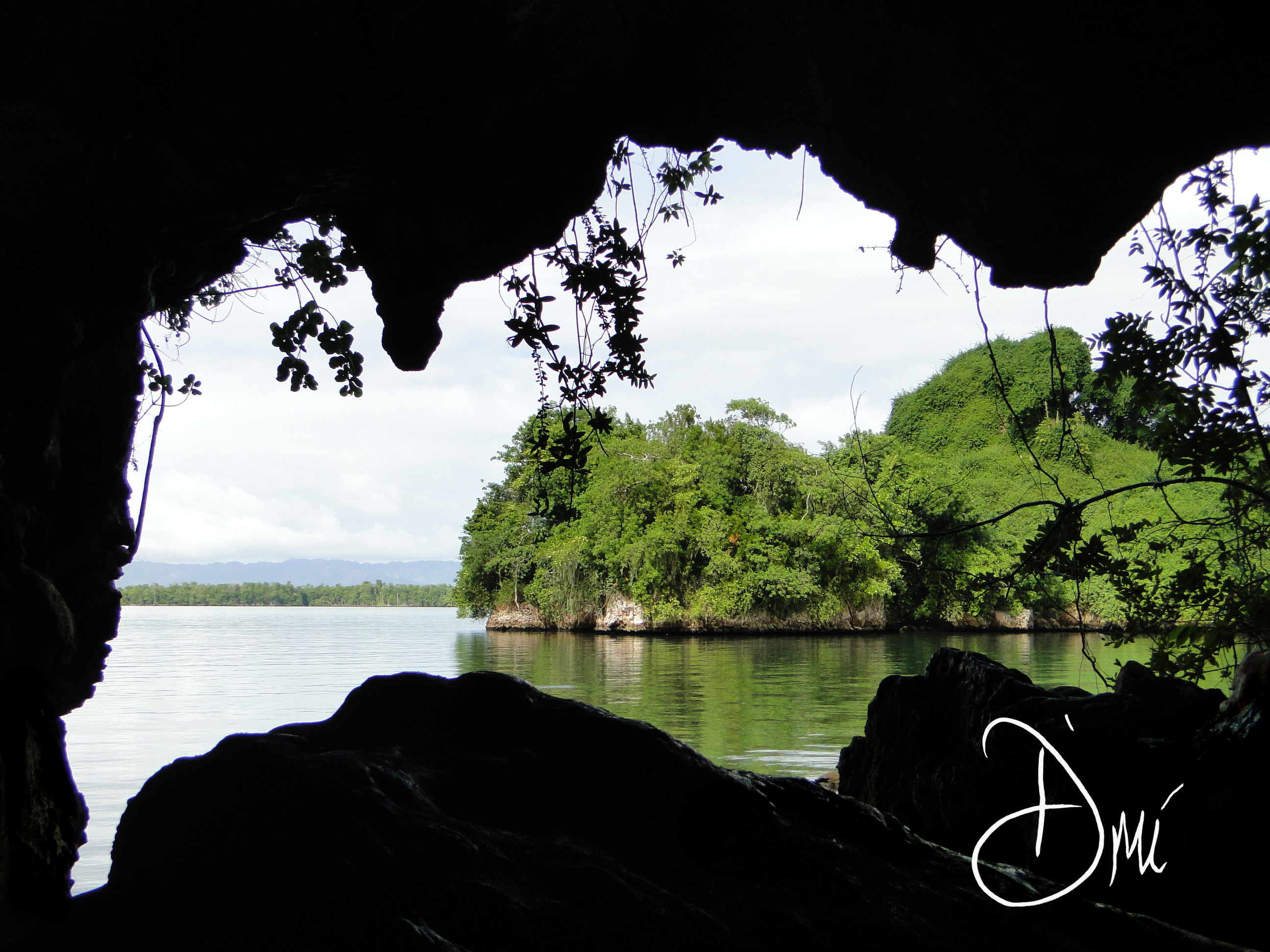 Outside the Cave - a stunning landscape photography featuring a cave.