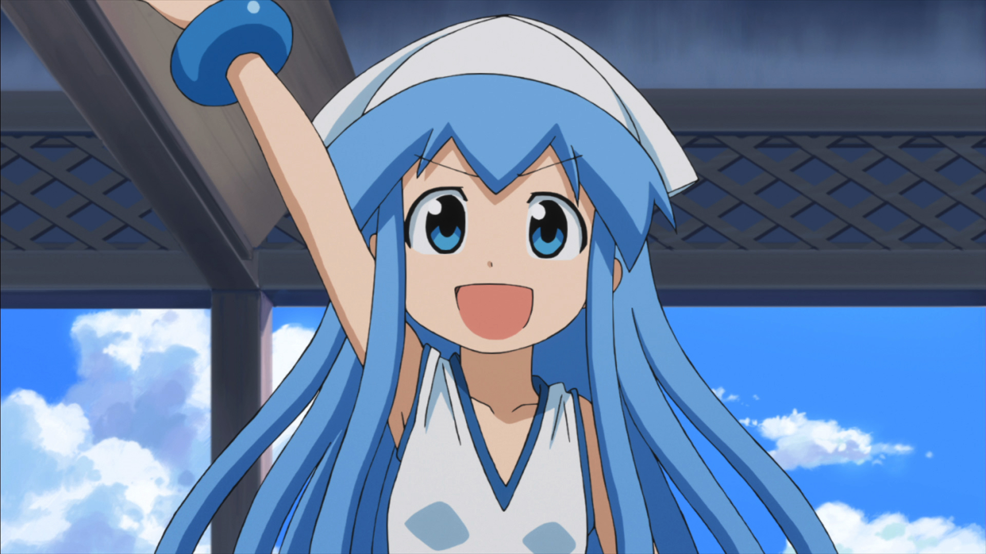 Download Ika Musume Anime Squid Girl HD Wallpaper