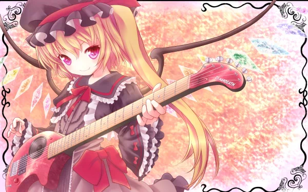 Flandre Scarlet Anime Touhou HD Desktop Wallpaper | Background Image