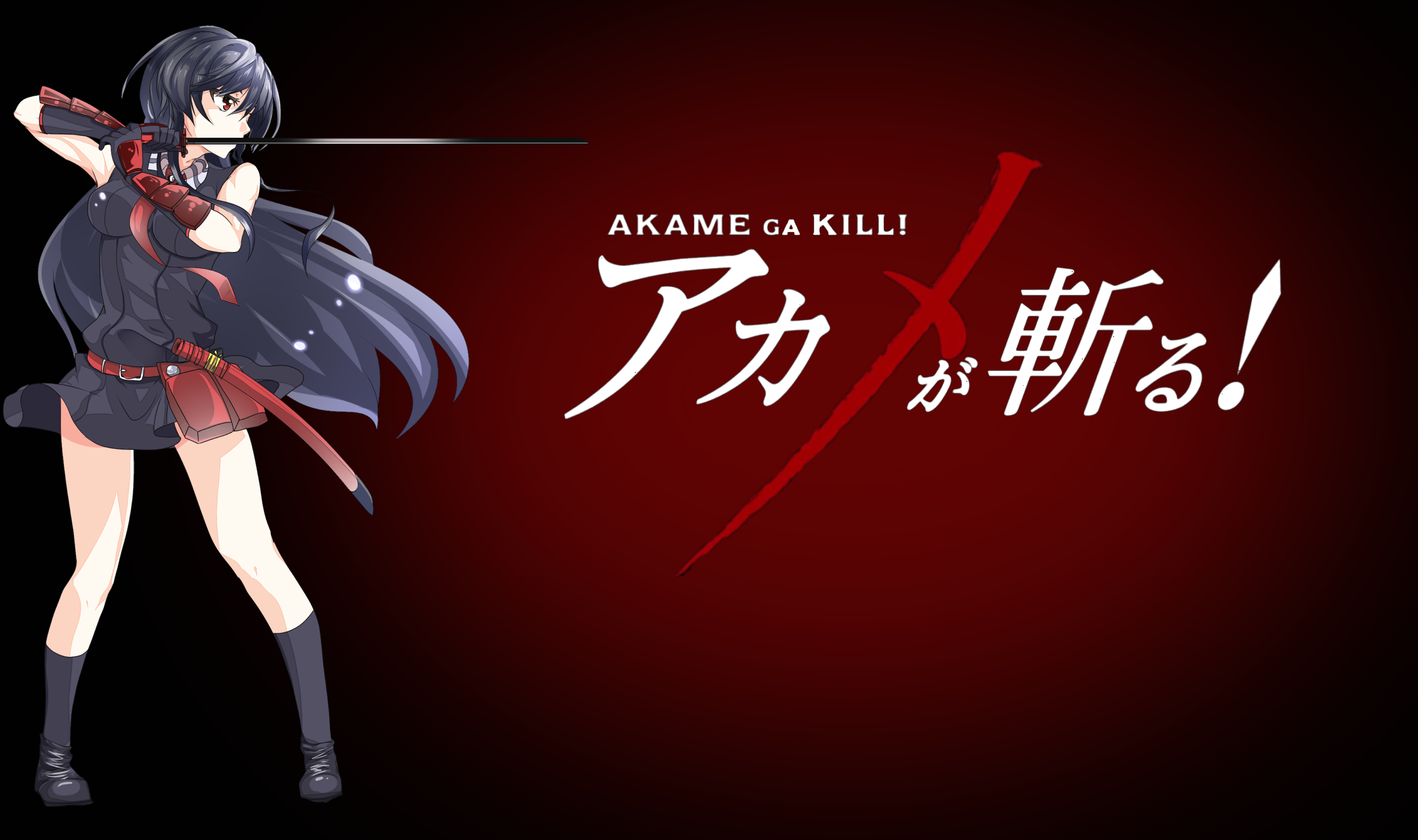 Akame Ga Kill! HD Anime Wallpaper – Fierce Akame in Action