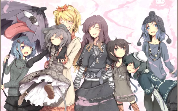Ichirin Kumoi Nue Houjuu Minamitsu Murasa Kogasa Tatara Nazrin (Touhou) Byakuren Hijiri Shou Toramaru Anime Touhou HD Desktop Wallpaper | Background Image