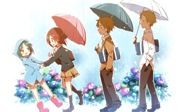 Anime One Week Friends Kaori Fujimiya Saki Yamagishi Shōgo Kiryū Yūki Hase HD Wallpaper | Background Image