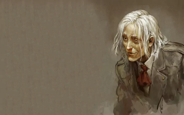 HD desktop wallpaper featuring Kureo Mado from the anime Tokyo Ghoul, with a detailed and artistic portrayal of the character on a muted background.