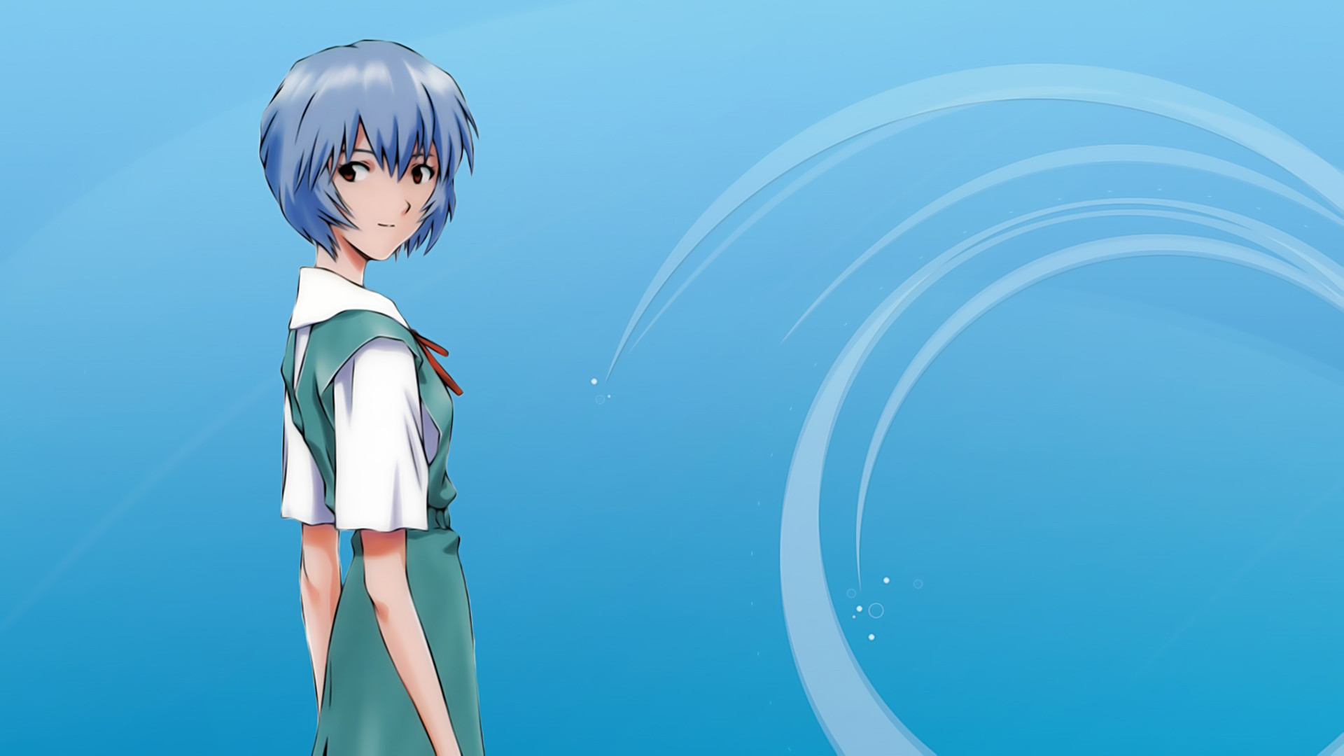 Download Rei Ayanami Anime Neon Genesis Evangelion HD Wallpaper by