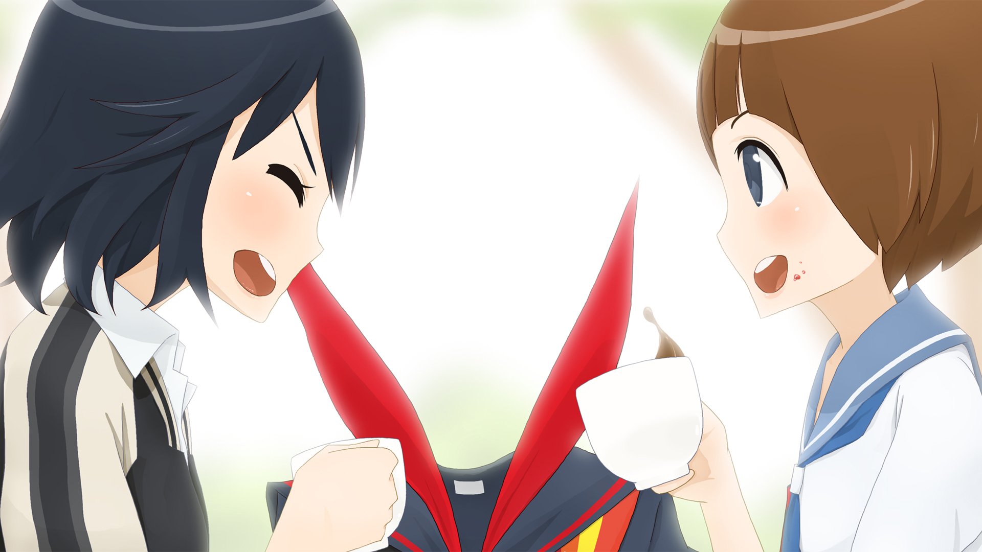 Download Senketsu (Kill La Kill) Mako Mankanshoku Ryūko Matoi Anime Kill La Kill HD Wallpaper
