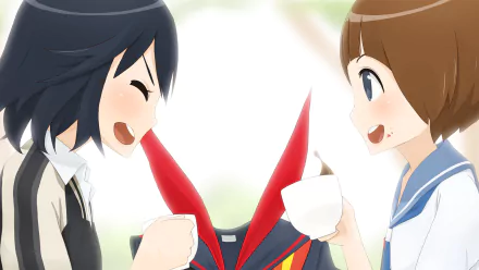 Senketsu (Kill la Kill) Mako Mankanshoku Ryūko Matoi Anime Kill La Kill HD Desktop Wallpaper | Background Image