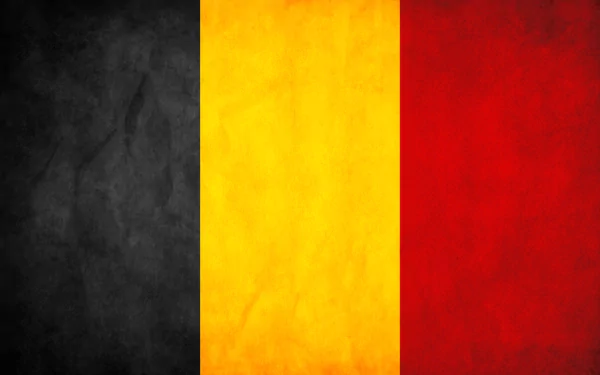 Misc — HD PC desktop wallpaper of the Flag of Belgium with textured black, yellow, and red vertical stripes.
