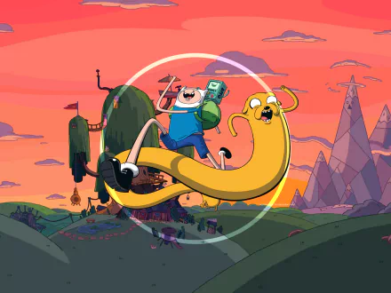 Jake (Adventure Time) Finn (Adventure Time) TV Show Adventure Time HD Desktop Wallpaper | Background Image