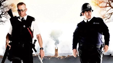 movie Hot Fuzz HD Desktop Wallpaper | Background Image