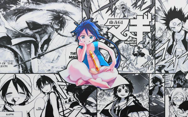 Aladdin (Magi) Anime Magi: the labyrinth of magic HD Desktop Wallpaper | Background Image