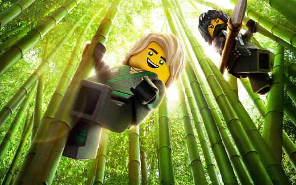Nya (Ninjago) Lloyd Garmadon bamboo lego movie The Lego Ninjago Movie HD Desktop Wallpaper | Background Image