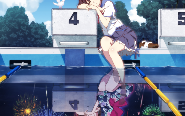 Anime Uchiage Hanabi, Shita kara Miru ka? Yoko kara Miru ka? HD Wallpaper | Background Image