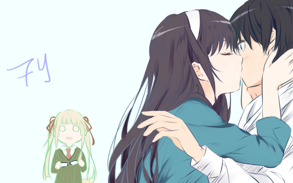 Anime Saekano: How to Raise a Boring Girlfriend Utaha Kasumigaoka Eriri Spencer Sawamura Tomoya Aki HD Wallpaper | Background Image