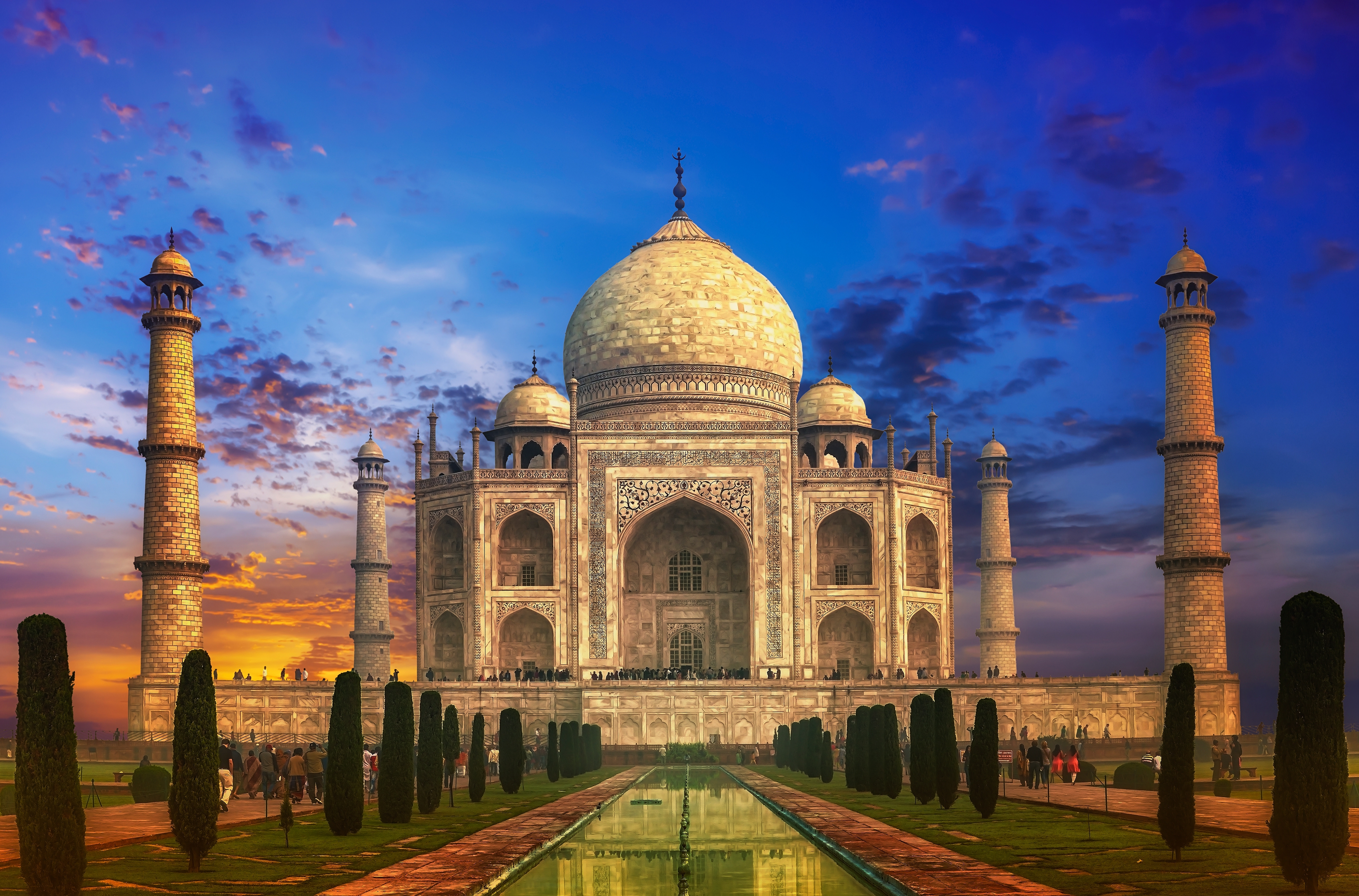 Man Made Taj Mahal HD Wallpaper | Background Image
