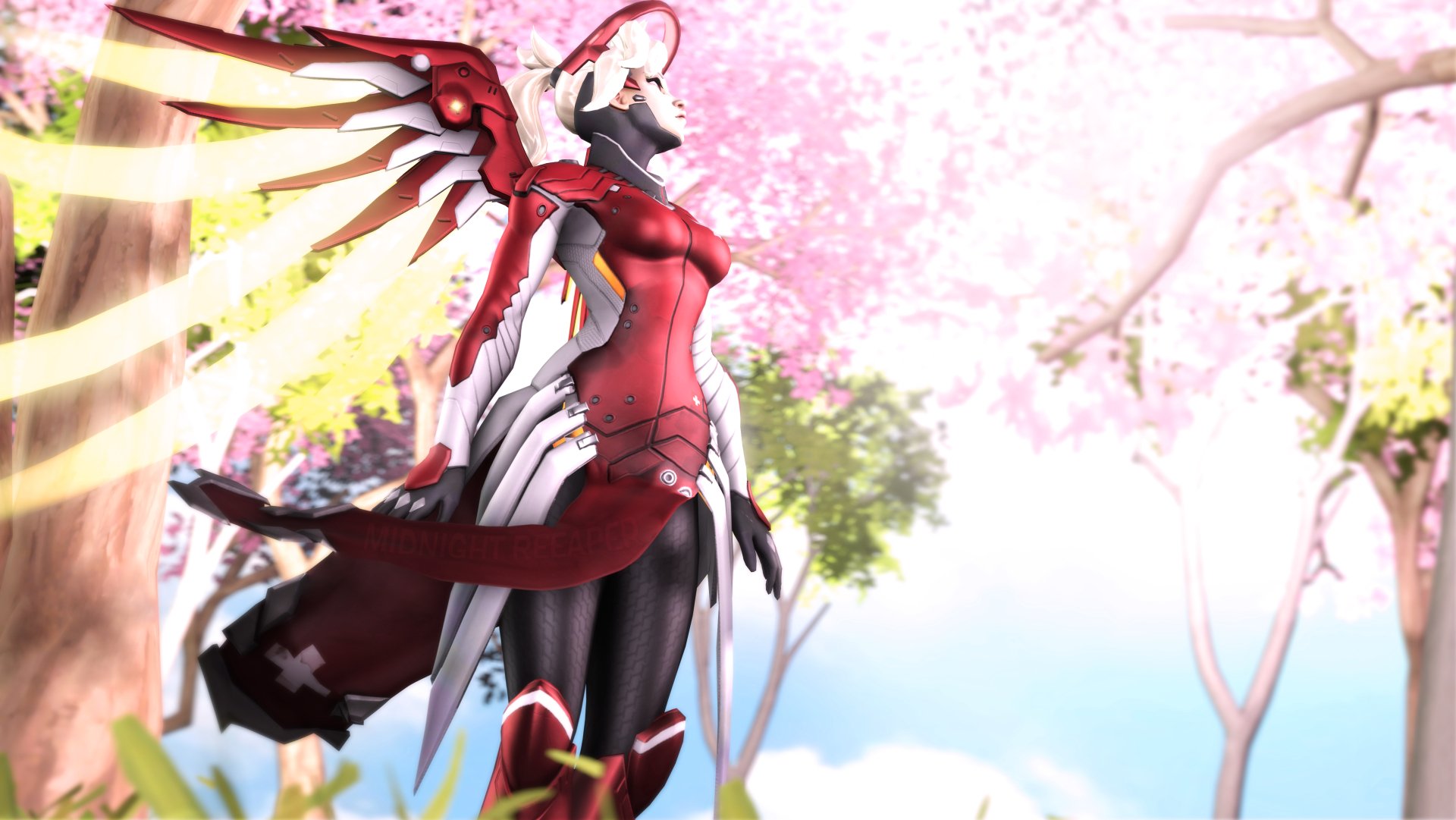 Download Mercy (Overwatch) Video Game Overwatch 4k Ultra HD Wallpaper by Its-Midnight-Reaper