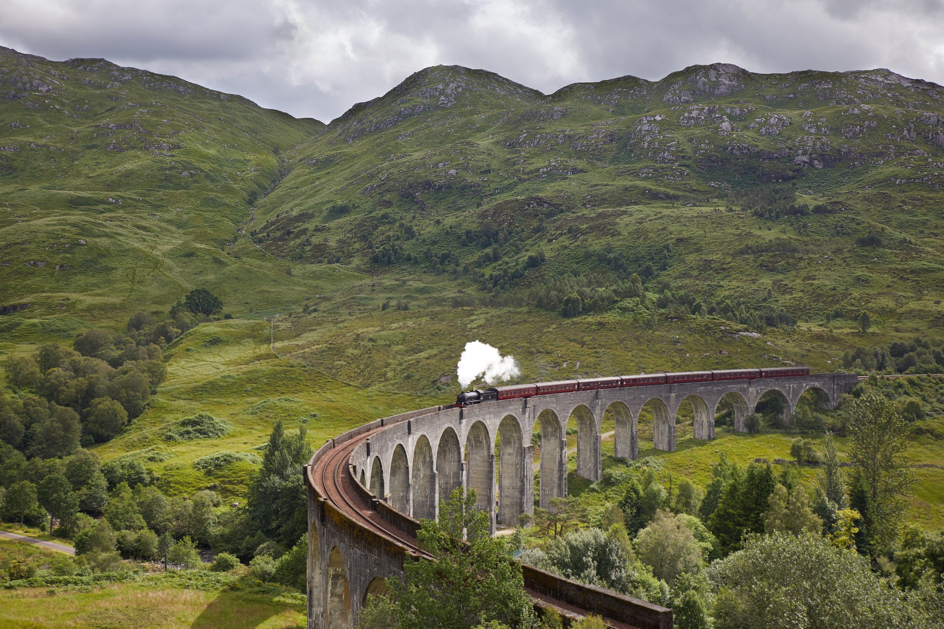 Glenfinnan viaduct HD Wallpapers, Achtergronden
