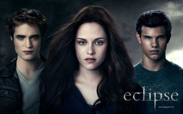 Movie The Twilight Saga: Eclipse Robert Pattinson Edward Cullen Kristen Stewart Bella Swan Jacob Black Taylor Lautner HD Wallpaper | Background Image