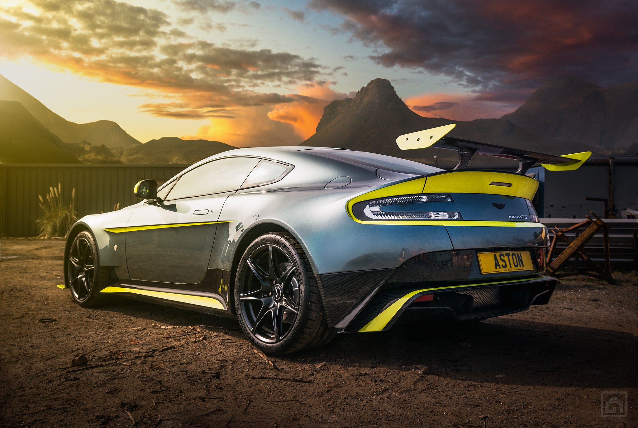 Vehicles Aston Martin Vantage GT8 HD Wallpaper | Background Image