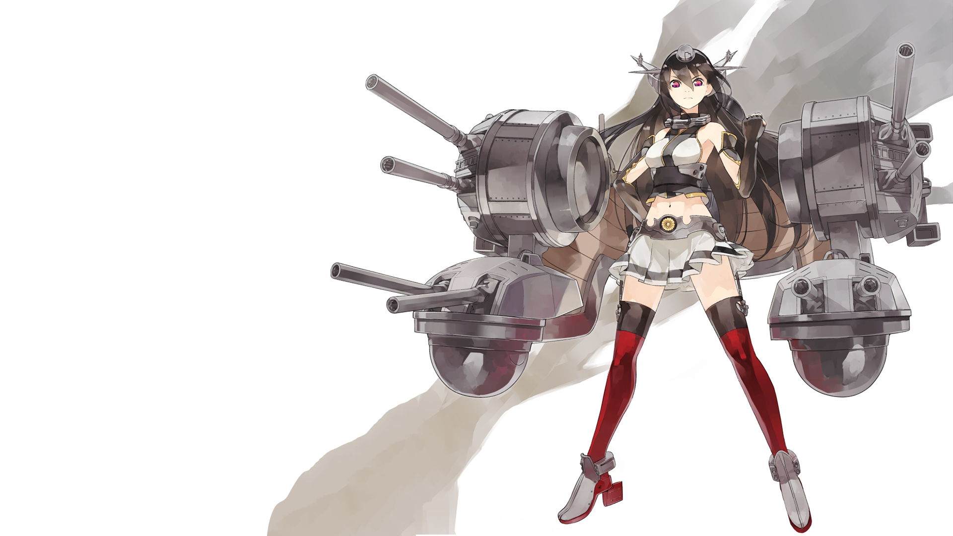 Nagato (Kancolle) — HD Anime Battleship Wallpaper, image size:1920x1080