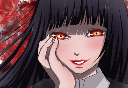 Yumeko Jabami Anime Kakegurui HD Desktop Wallpaper | Background Image