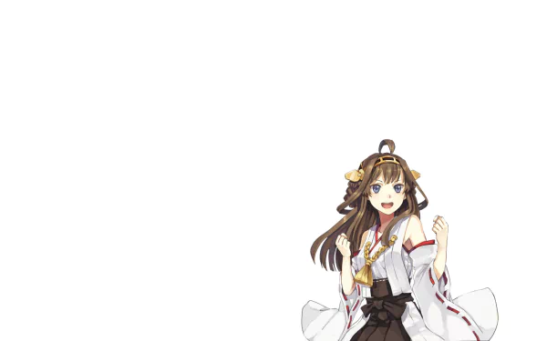 Kongou (Kancolle) Anime Kantai Collection HD Desktop Wallpaper | Background Image