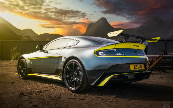 race car Aston Martin Vantage Aston Martin vehicle Aston Martin Vantage GT8 HD Desktop Wallpaper | Background Image