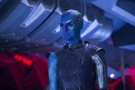 Nebula (Marvel Comics) Karen Gillan movie Guardians of the Galaxy Vol. 2 HD Desktop Wallpaper | Background Image