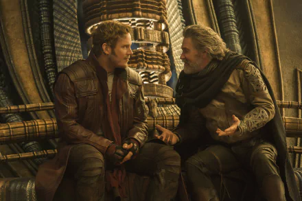 Kurt Russell Ego (Marvel Comics) Star Lord Chris Pratt movie Guardians of the Galaxy Vol. 2 HD Desktop Wallpaper | Background Image