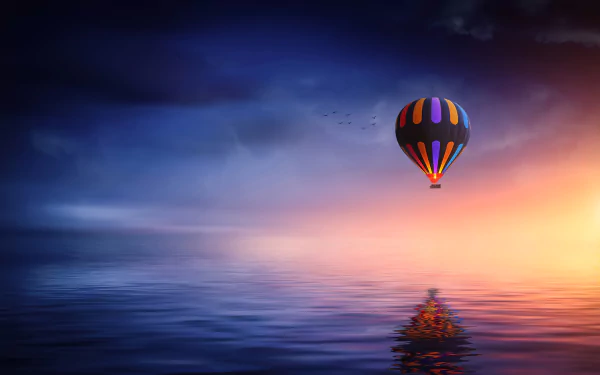vehicle hot air balloon HD Desktop Wallpaper | Background Image
