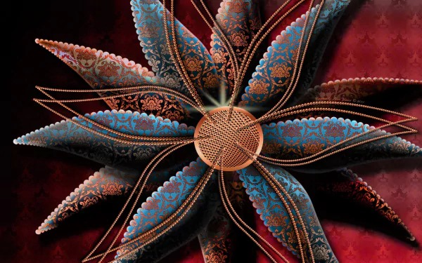  Abstract Flower