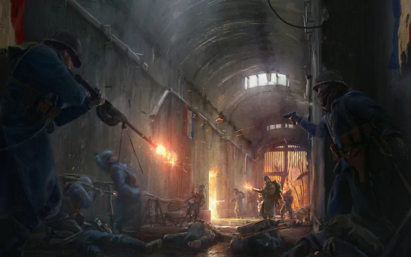 death weapon battle soldier video game Battlefield 1 HD Desktop Wallpaper | Background Image