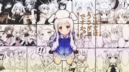 Chino Kafū Anime Is the Order a Rabbit HD Desktop Wallpaper | Background Image